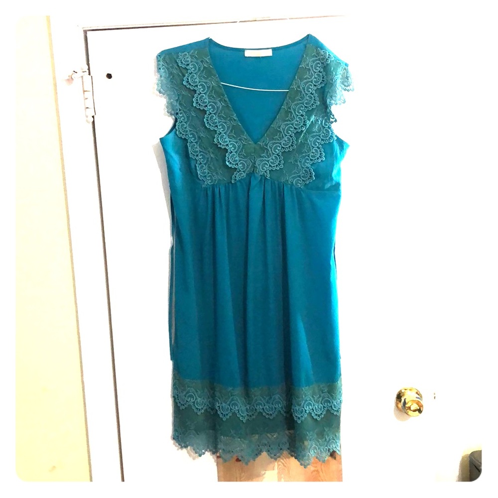 Turquoise Light Summer Dress